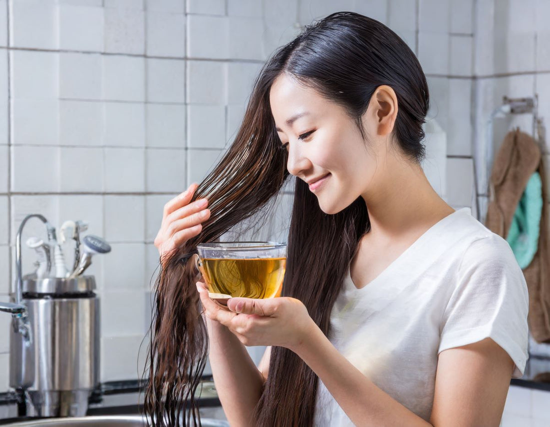 How to Do a Tea Hair Rinse for Stronger Thicker Hair