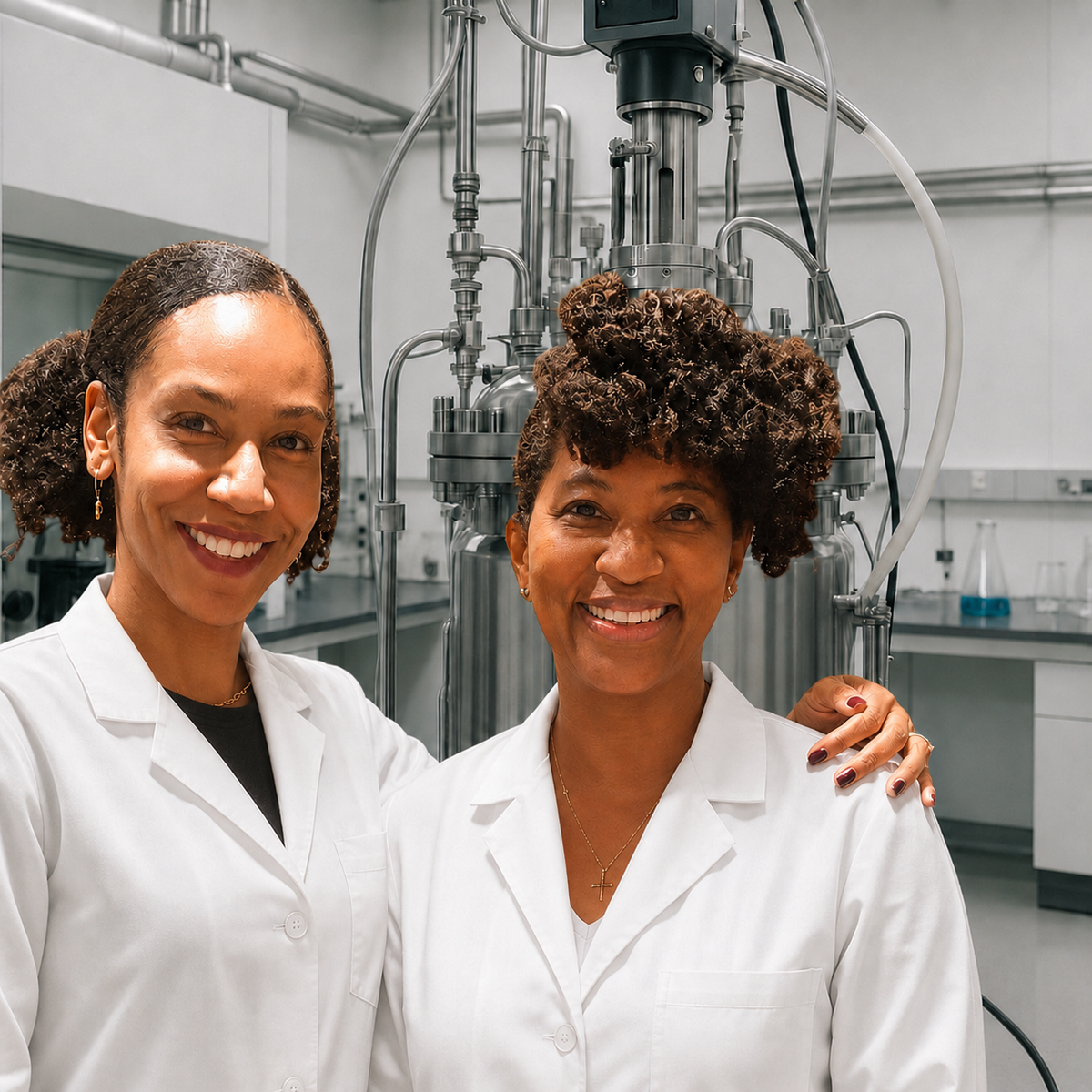 BLOOMBALLA founders and board-certified dermatologists  for the Midlife Stress & Beauty Reset Guide