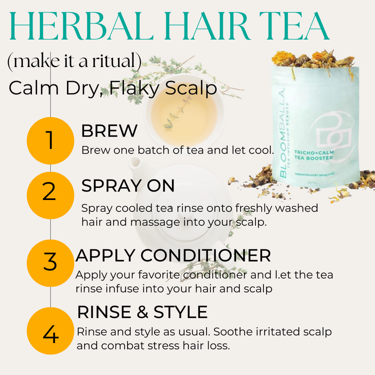 Tricho+Calm™ Tea Rinse - Dry Scalp Treatment